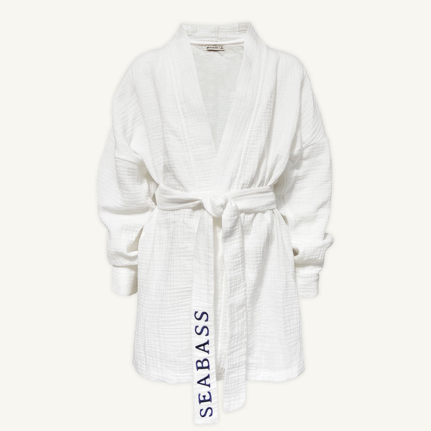 Mädchen Kimono - Bio-Baumwolle weiß