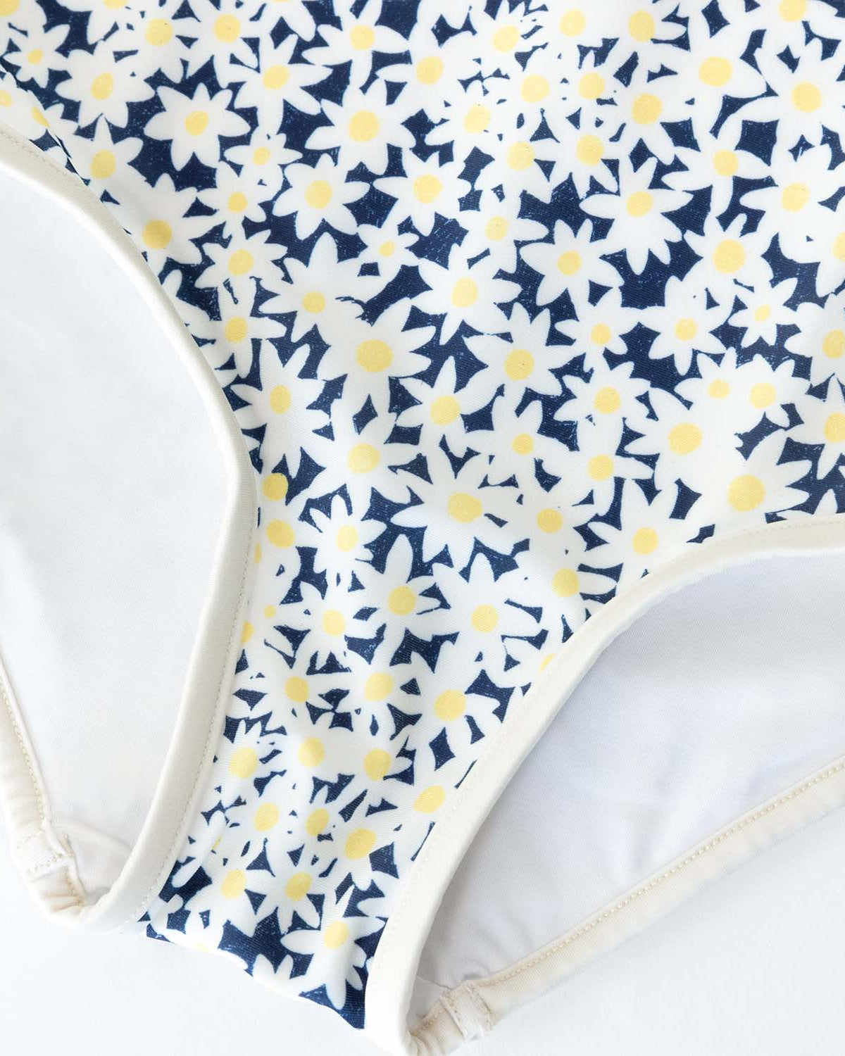 Mädchen UV-Badeanzug Sailor Palermo - dunkelblau daisy