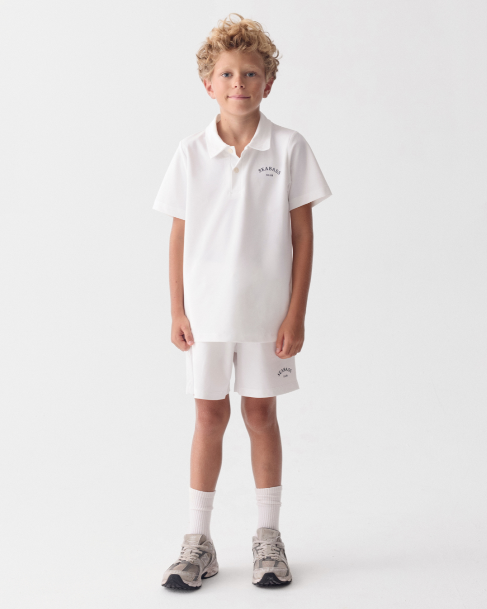Kinder-UV-Aktivshorts, Weiß