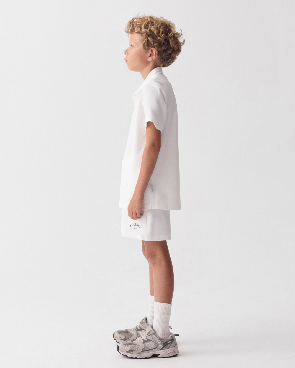Kinder-UV-Aktivshorts, Weiß