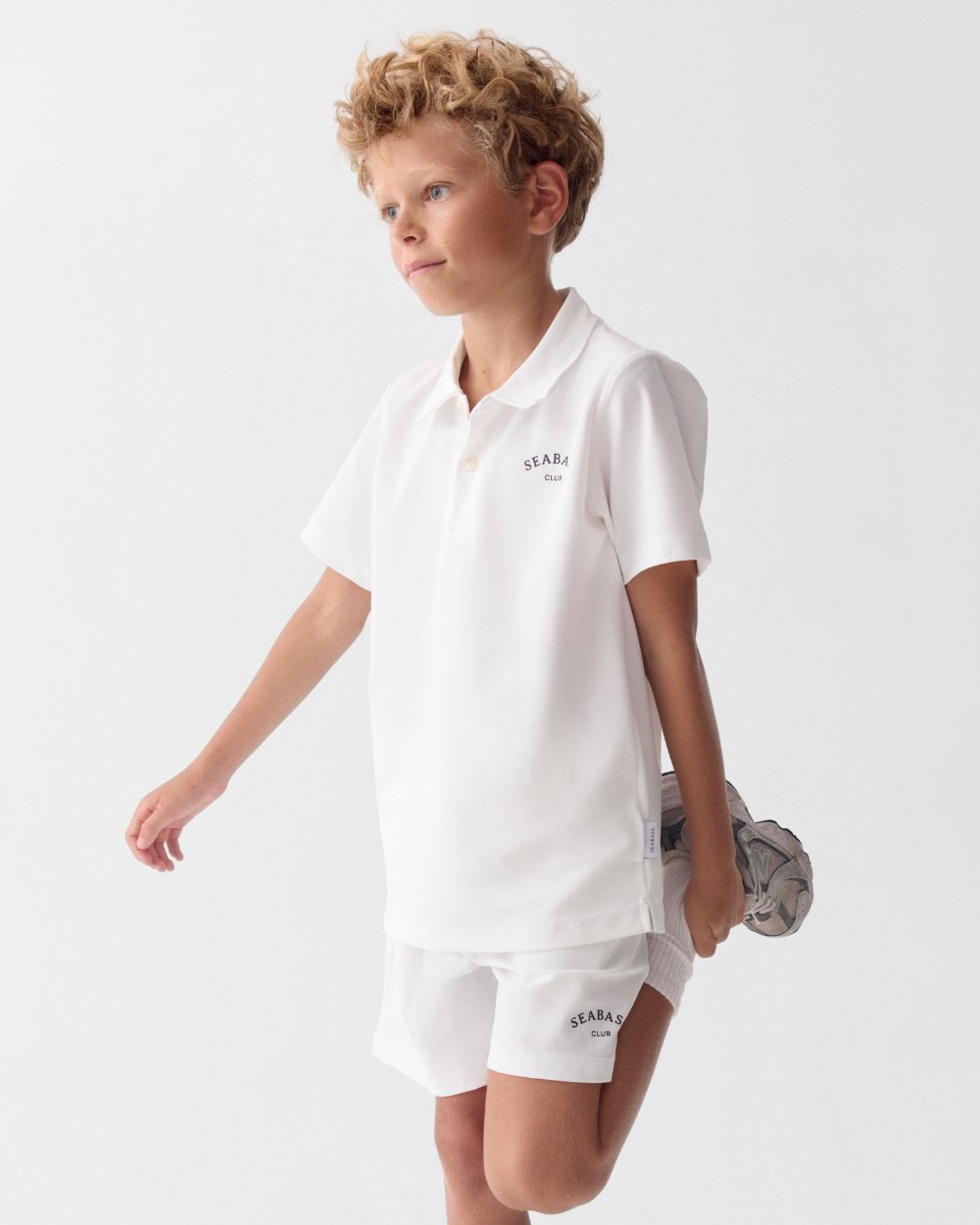 Kinder-UV-Aktivshorts, Weiß