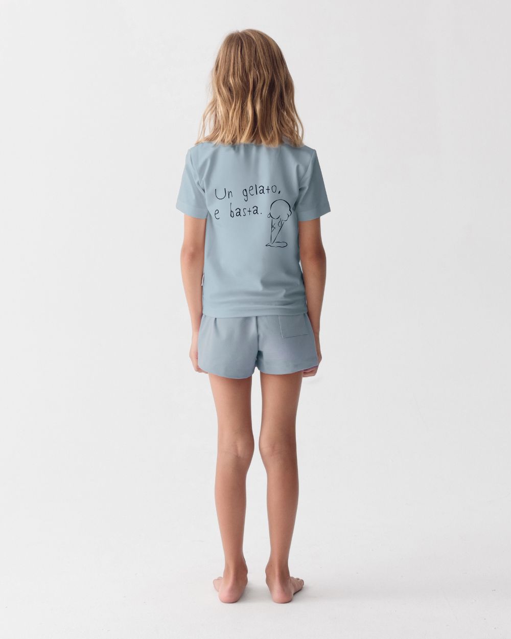 Kinder-T-Shirt Rayas Grün
