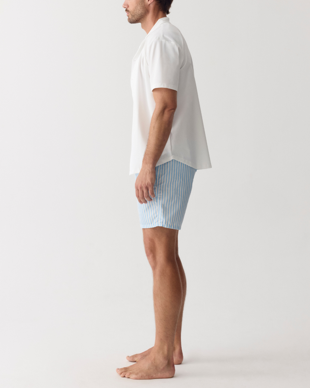 Männer UV Badeshort Forte dei Marmi - Blaue Streifen