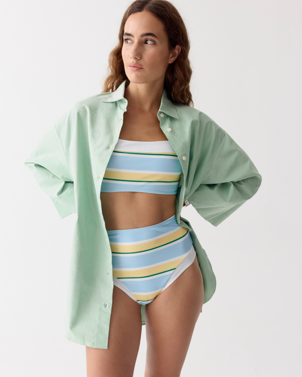Damen UV-Oversize-Shirt Soleil Buttergelb