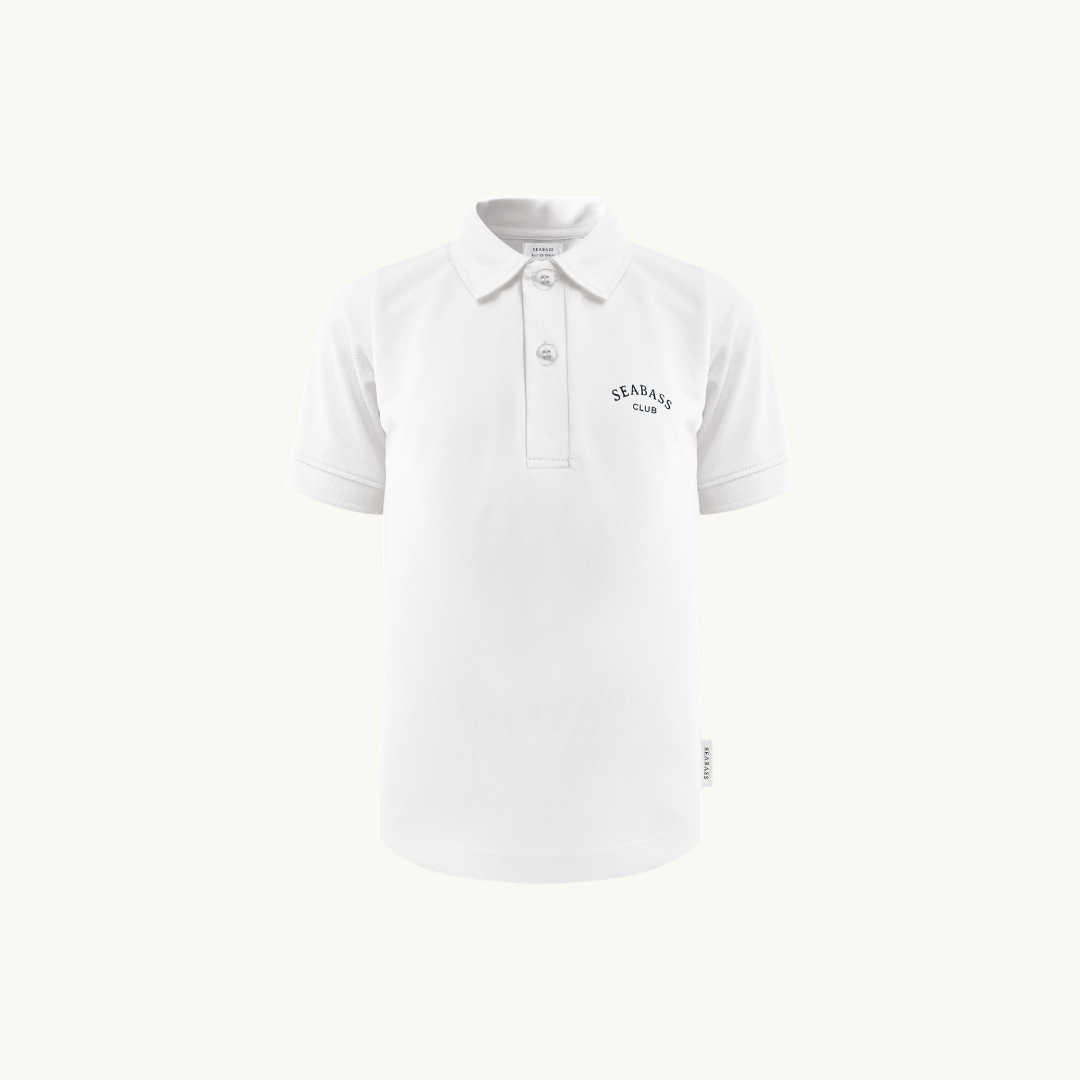 Jungs UV Polo Shirt Weiß