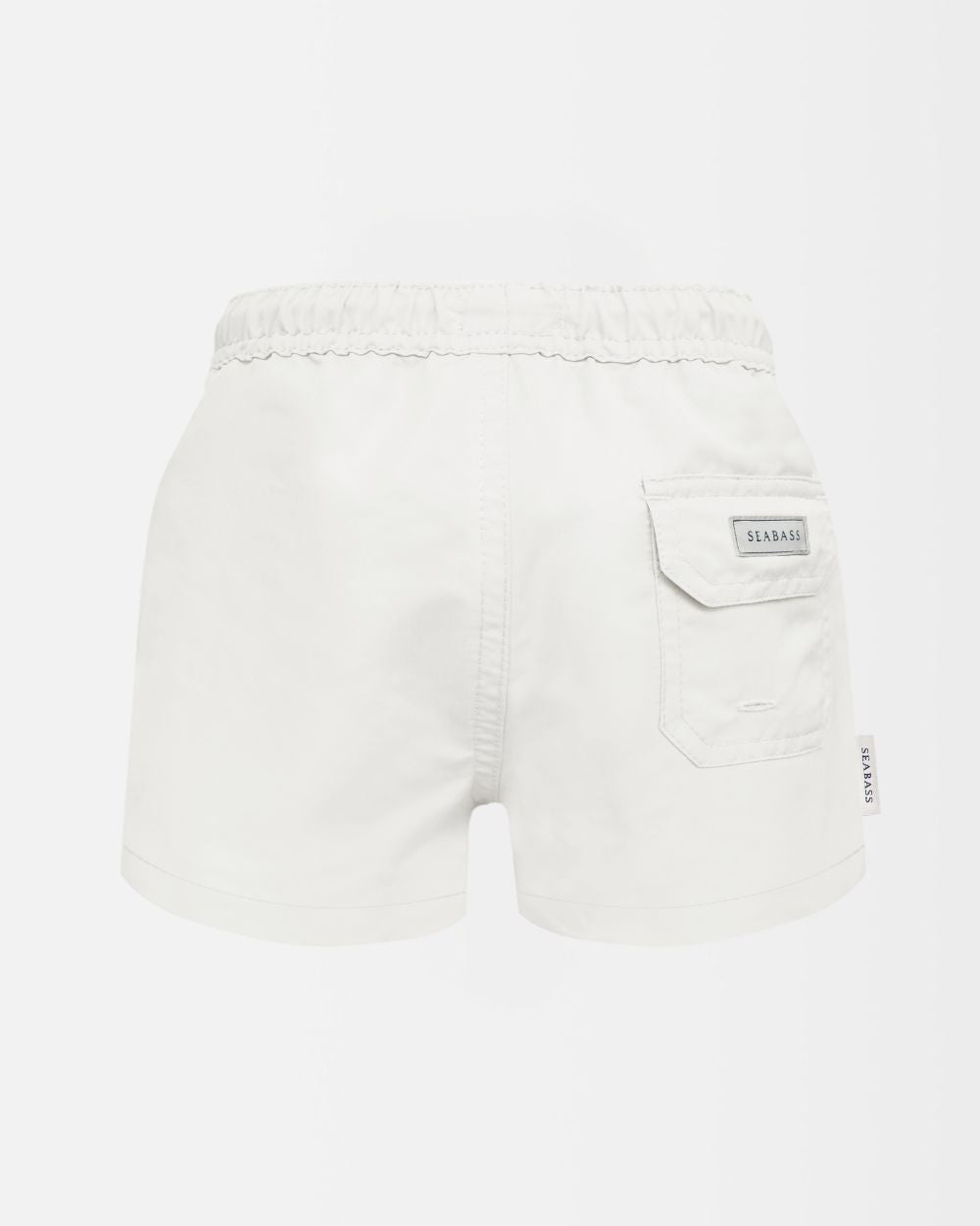 Jungs UV Badeshort Weiß - einfarbig