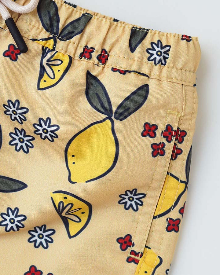 Männer UV Badeshort Amalfi - Zitronen