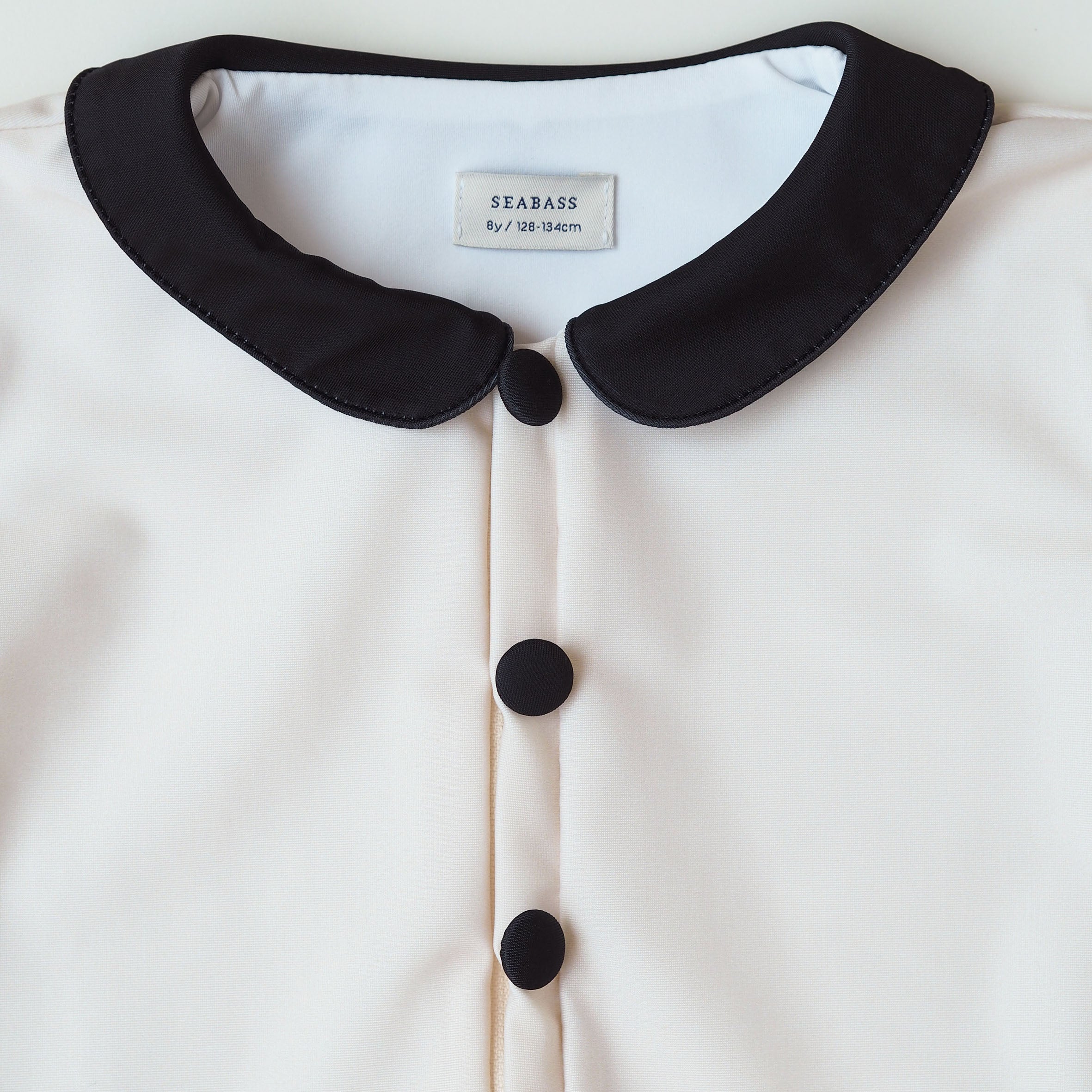 Mädchen UV Badeanzug Coco Biarritz - Cremeweiß