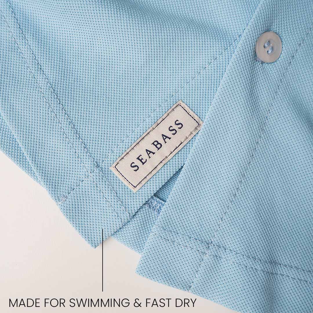 Jungs UV Hemd Kurzarm - Hellblau