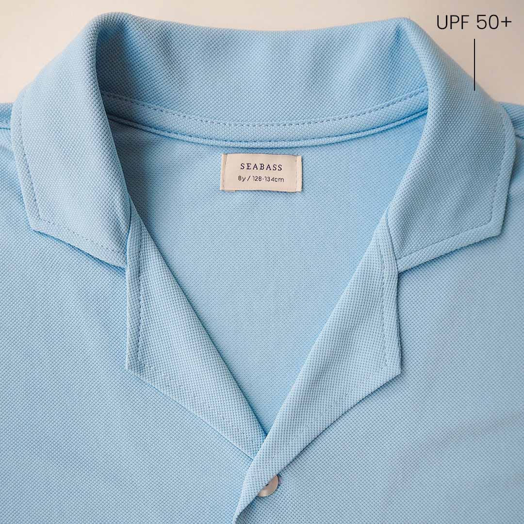 Jungs UV Hemd Kurzarm - Hellblau