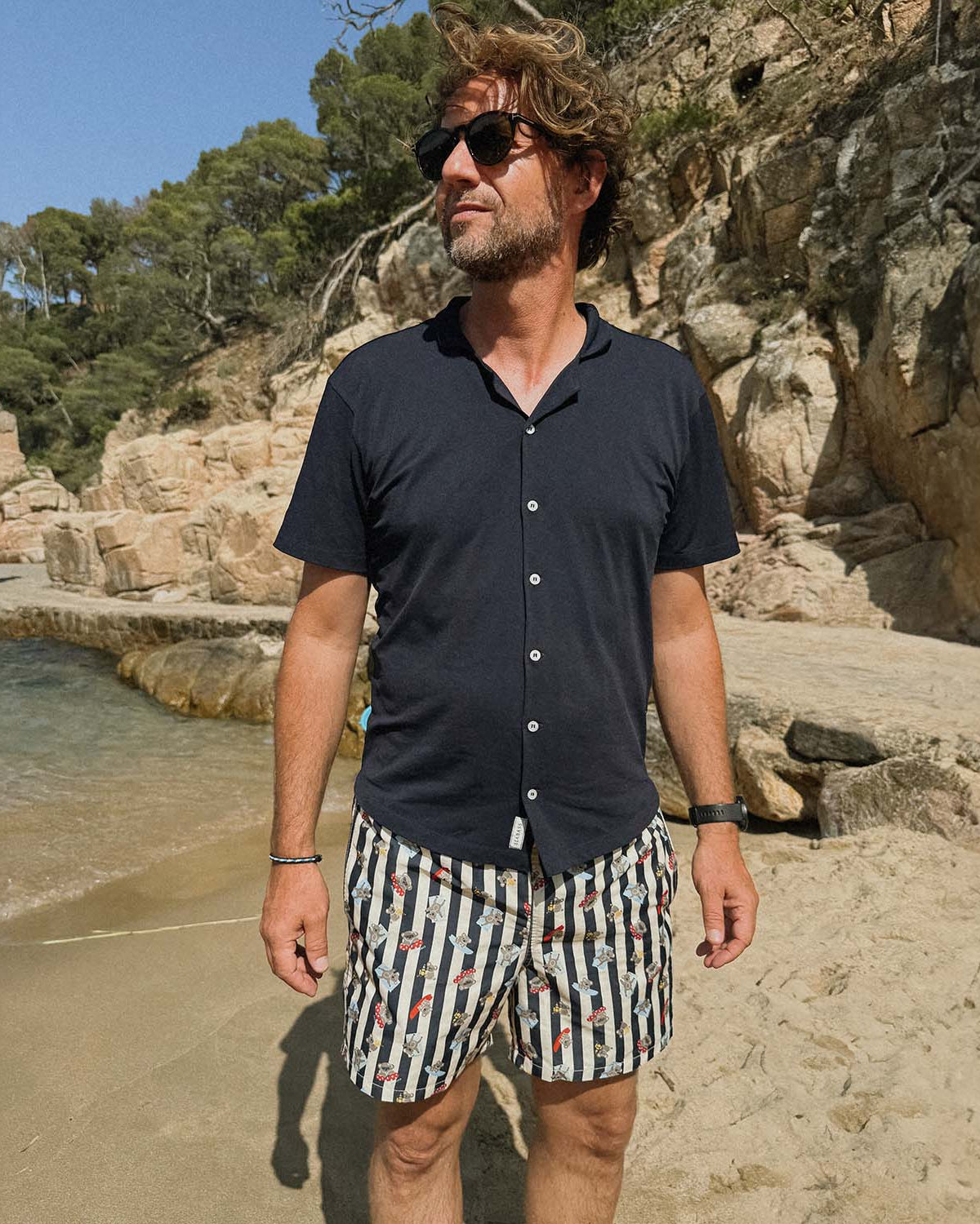 MÄNNER UV BADESHORT SYDNEY - Koala Streifen