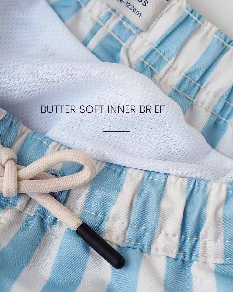 Jungs UV Badeshort Forte dei Marmi - Blaue Streifen