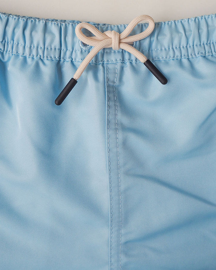 Jungs UV Badeshort Hellblau - einfarbig