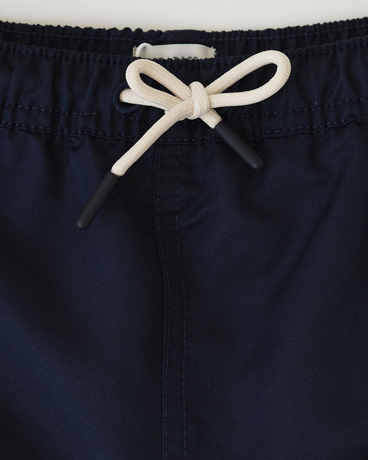 Jungs UV Badeshort Marineblau - einfarbig