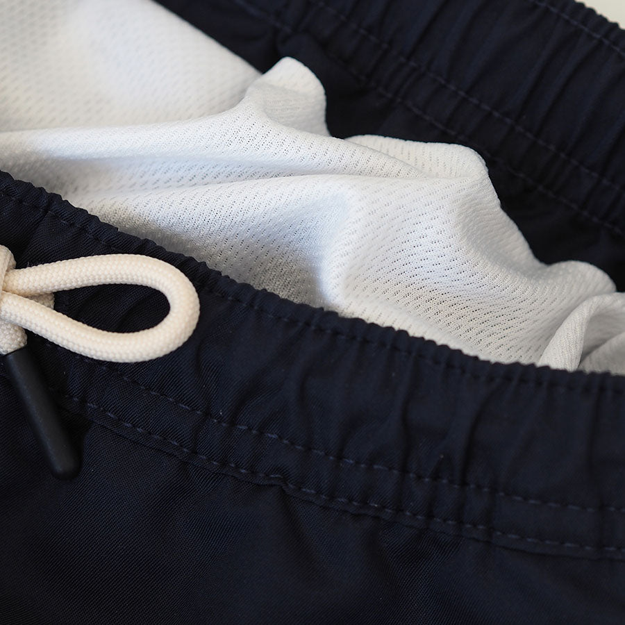 Männer UV Badeshort Marineblau - einfarbig