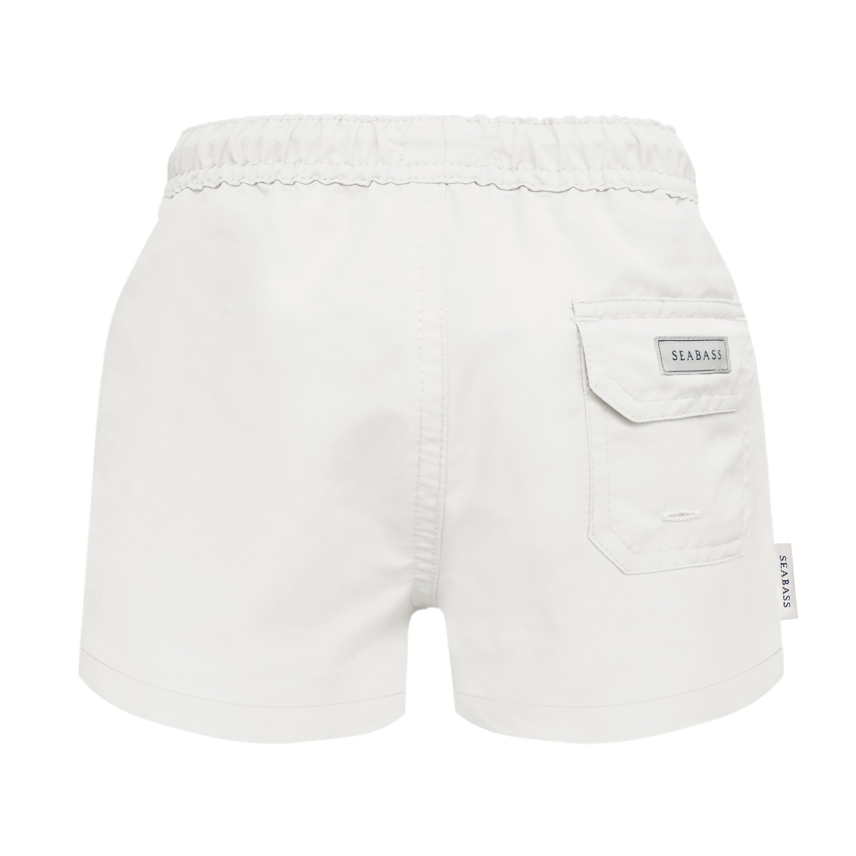 Männer UV Badeshort Weiß - einfarbig