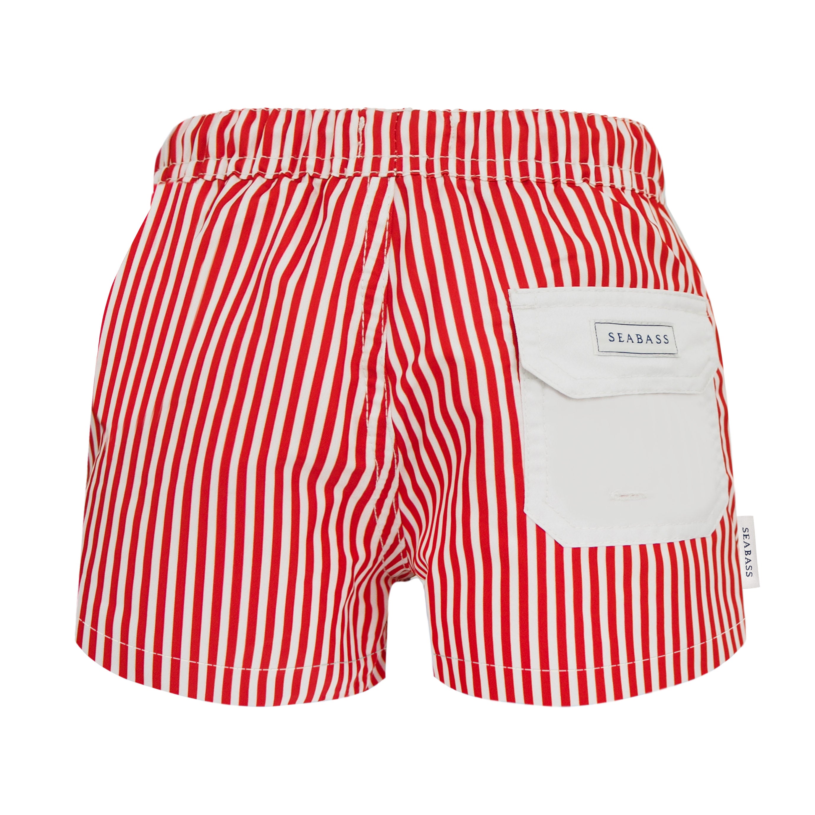 Jungs UV Badeshort Venice - Rote Streifen