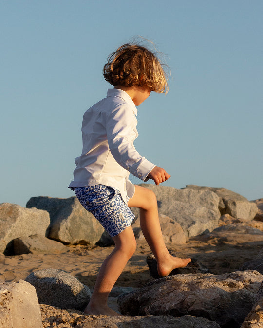 Jungen UV-Badeshorts Ferran Positano