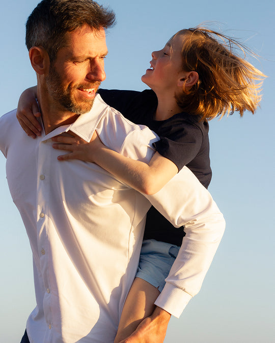 Männer Hemd mit UV-Schutz - Weiß