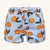 Jungs UV Badeshort Corsica - Orange Blau kariert