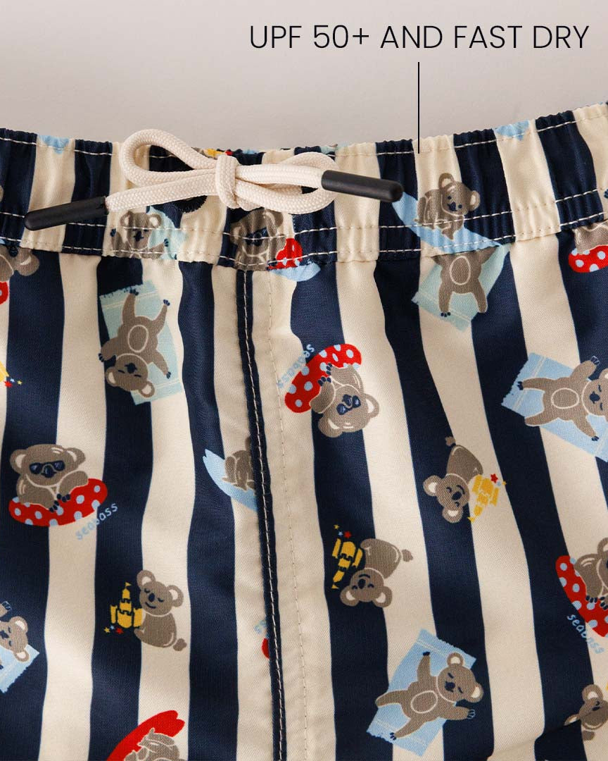 MÄNNER UV BADESHORT SYDNEY - Koala Streifen