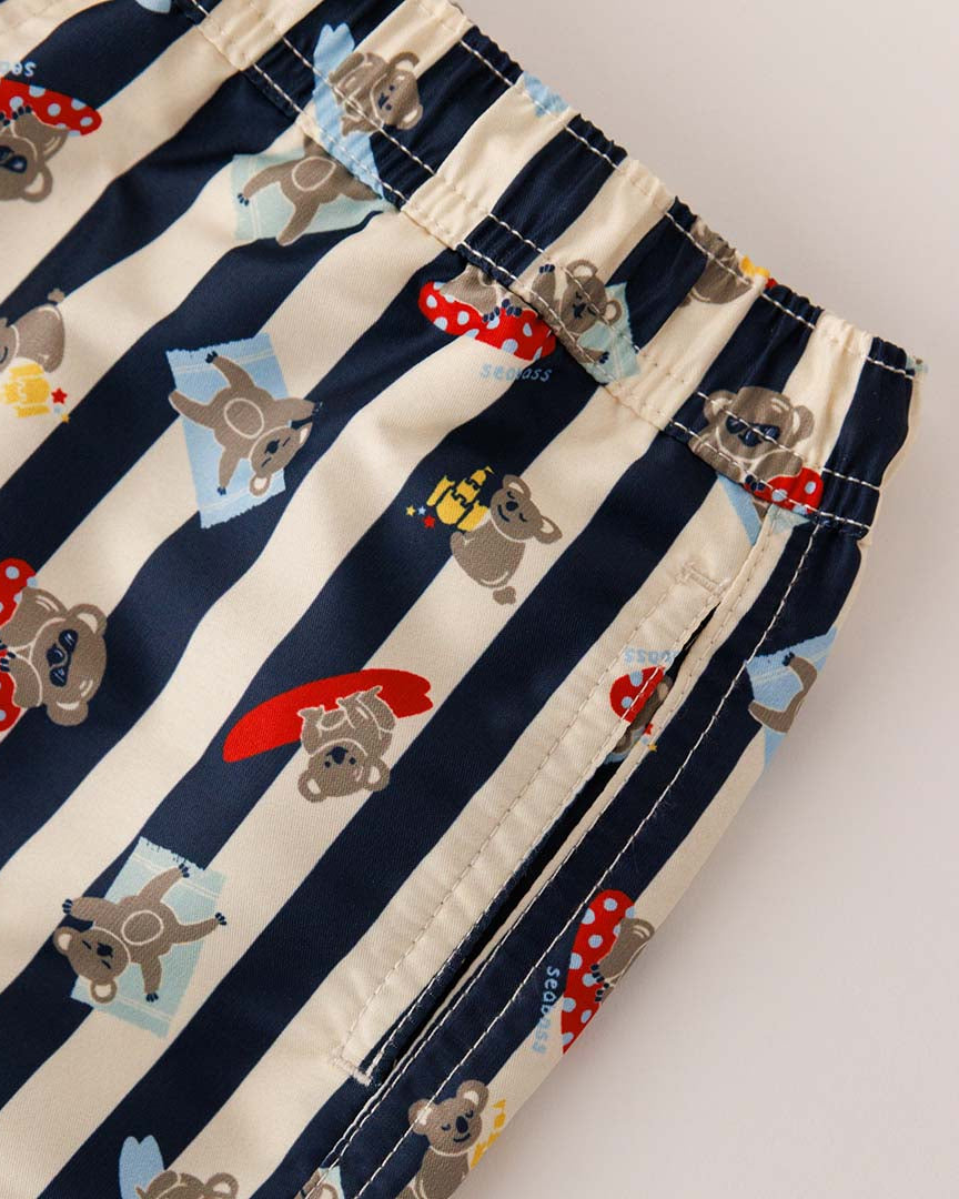MÄNNER UV BADESHORT SYDNEY - Koala Streifen