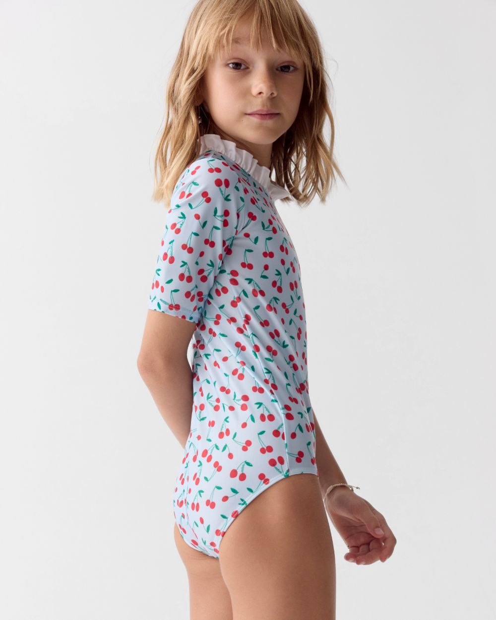Mädchen UV Badeanzug Ruffle Picota