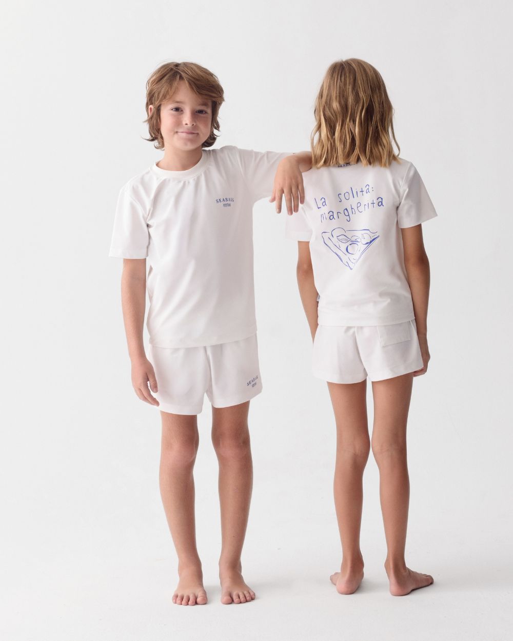 Kinder-T-Shirt Rayas Grün