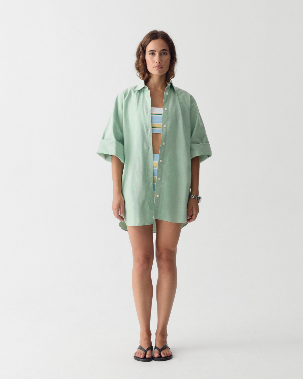 Damen UV-Oversize-Shirt Soleil Buttergelb