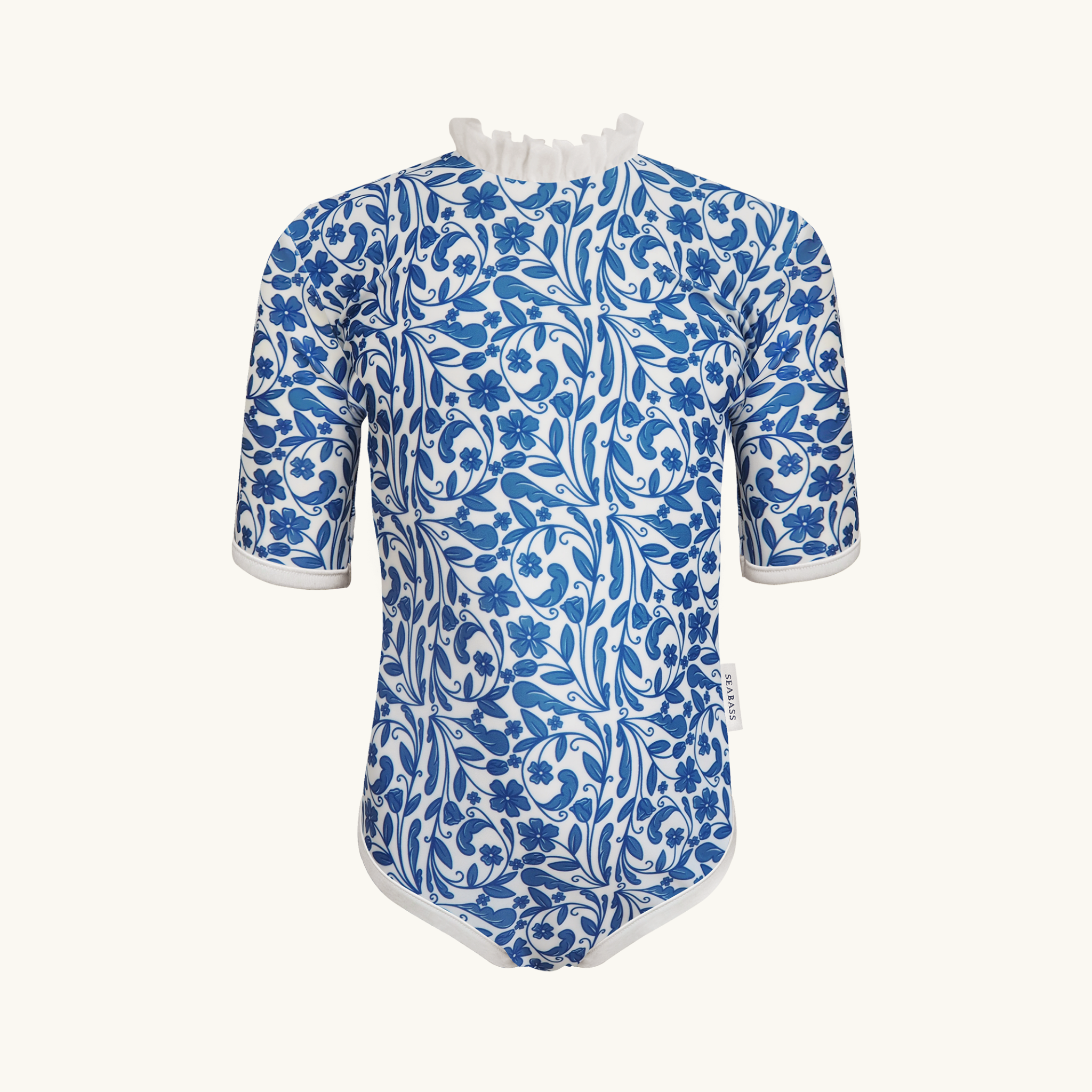 UV-Badeanzug für Mädchen Coco Sydney - vanille