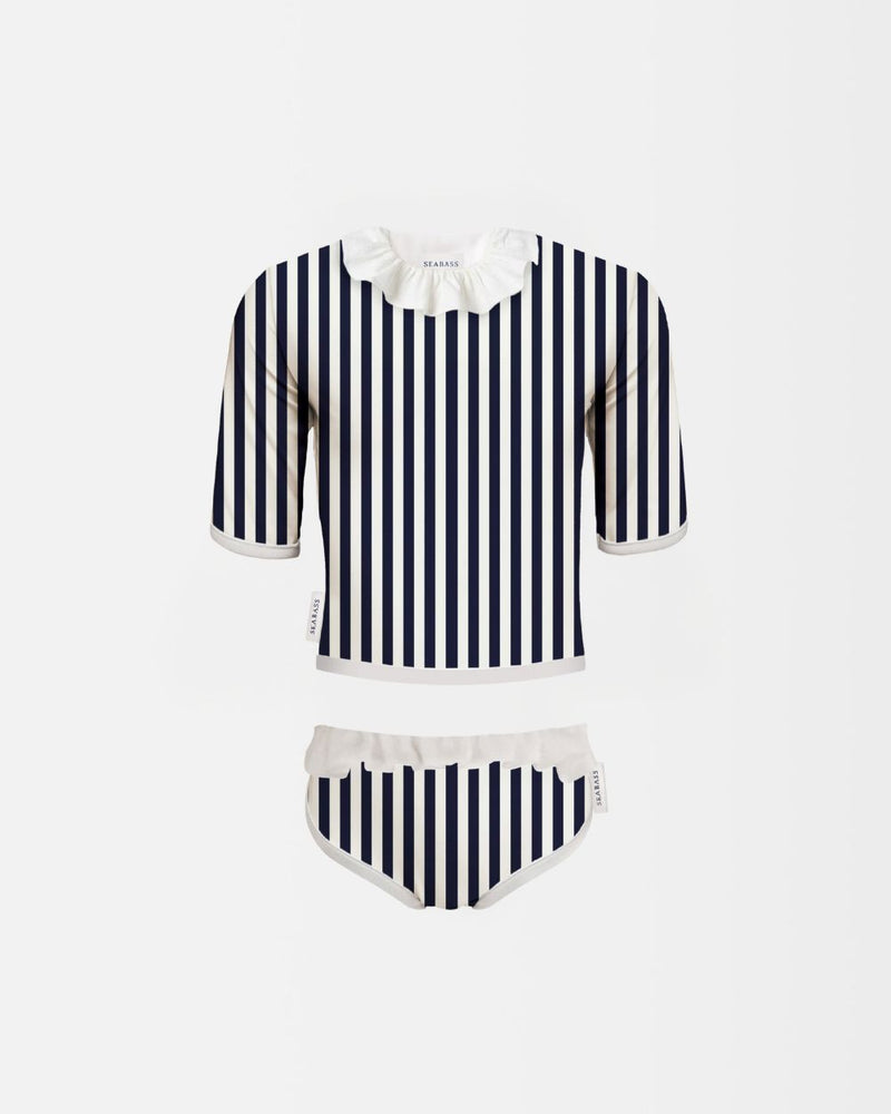 Mädchen UV Zweiteiler Badeanzug Ruffle St. Tropez