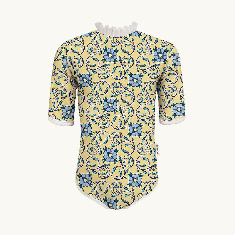 UV-Badeanzug für Mädchen Coco Sydney - vanille