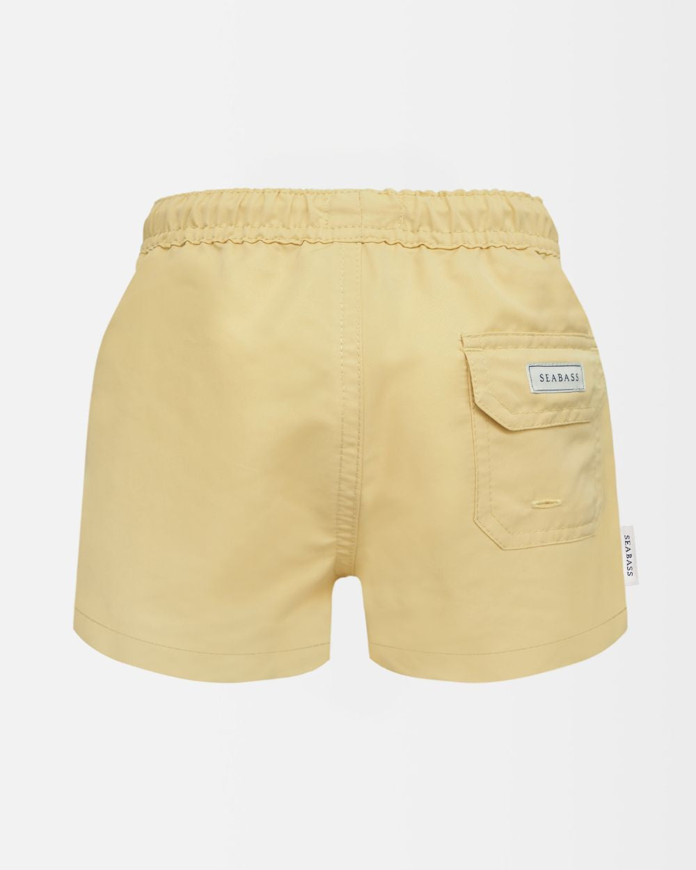 Männer UV Badeshort Weiches Gelb - einfarbig