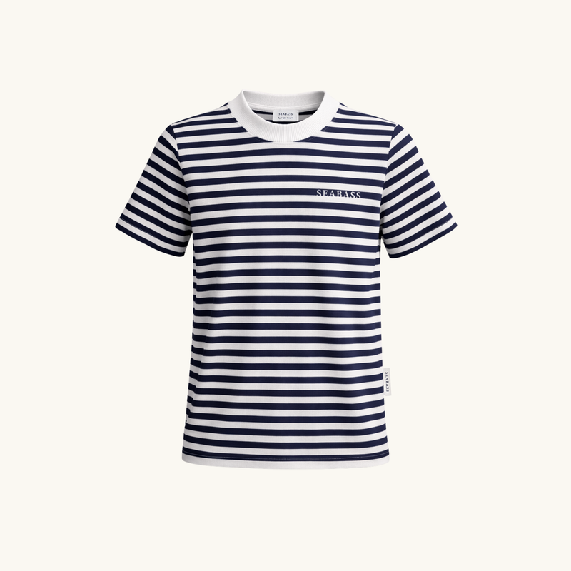 Kinder-T-Shirt Rayas Navy