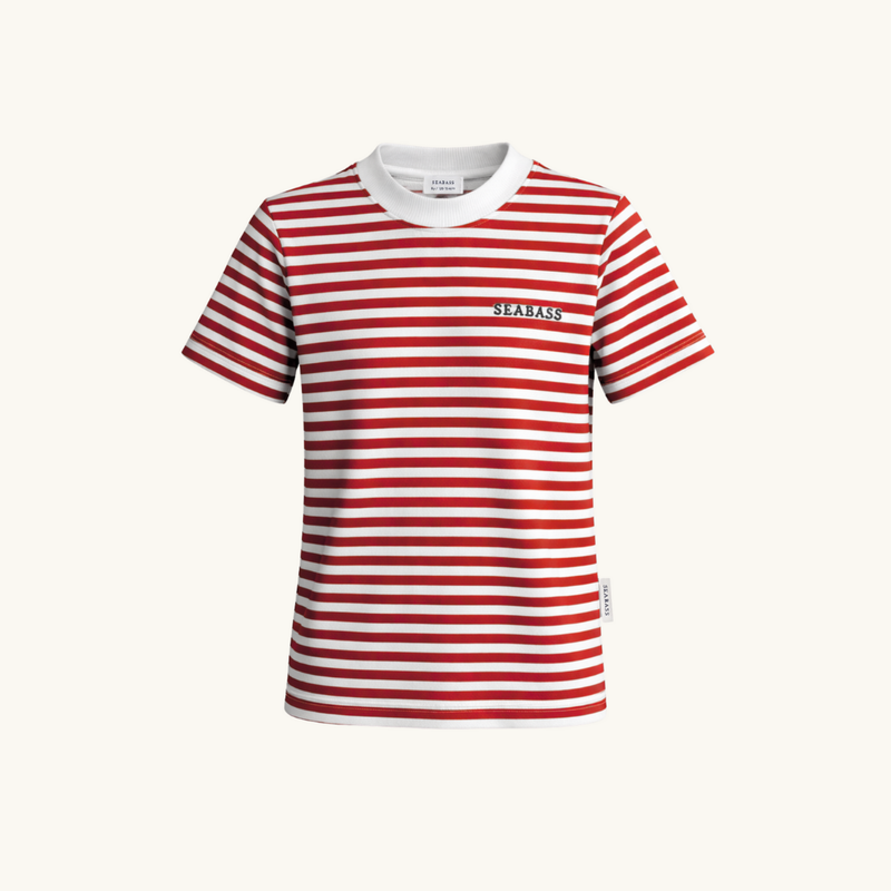 Kinder-T-Shirt Rayas Rot