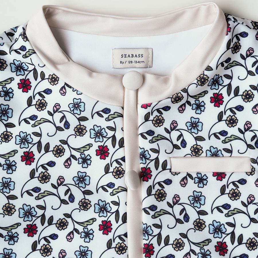 Mädchen UV Bikini Coco Sardinia - mehrfarbige Blumen