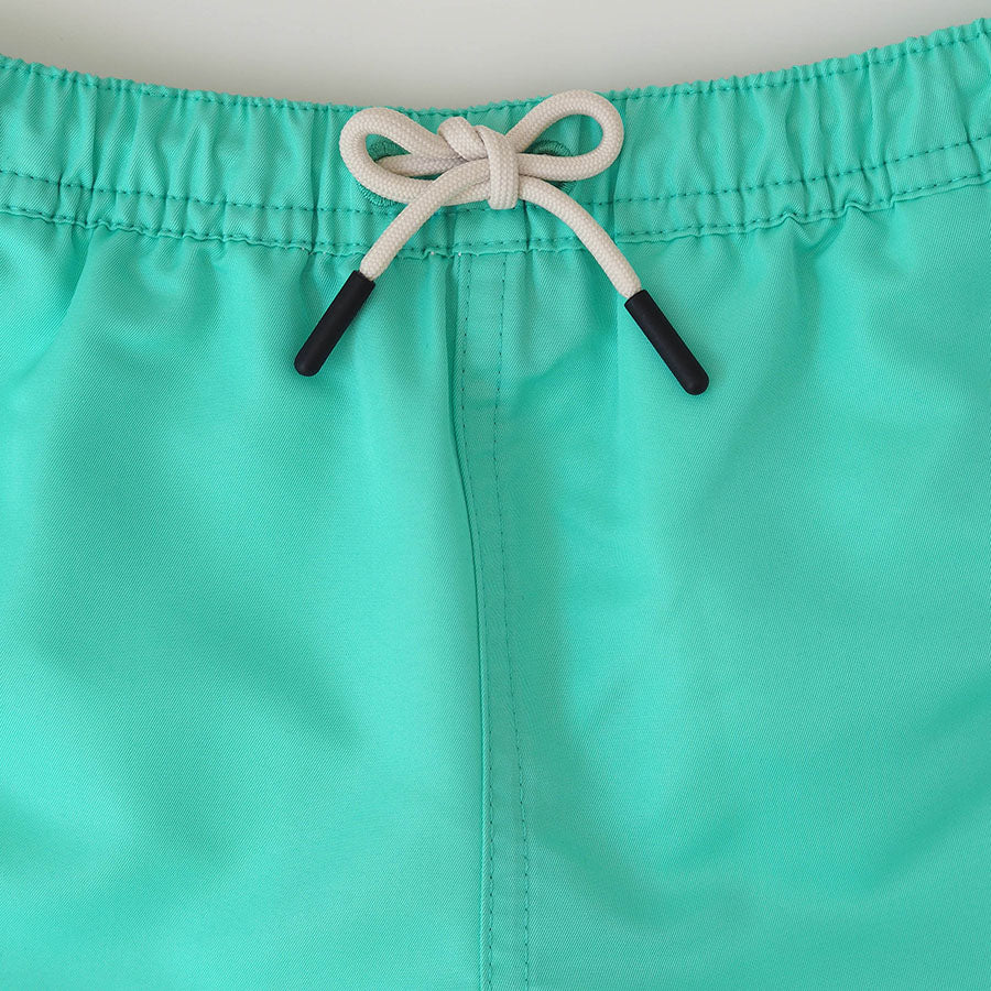 Männer UV Badeshort Mintgrün - einfarbig