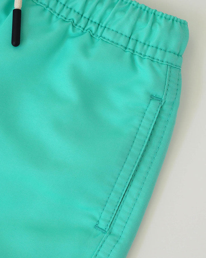 Männer UV Badeshort Mintgrün - einfarbig