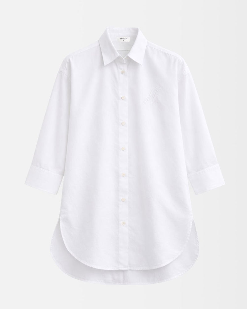 Damen UV-Oversize-Shirt Soleil Bright White