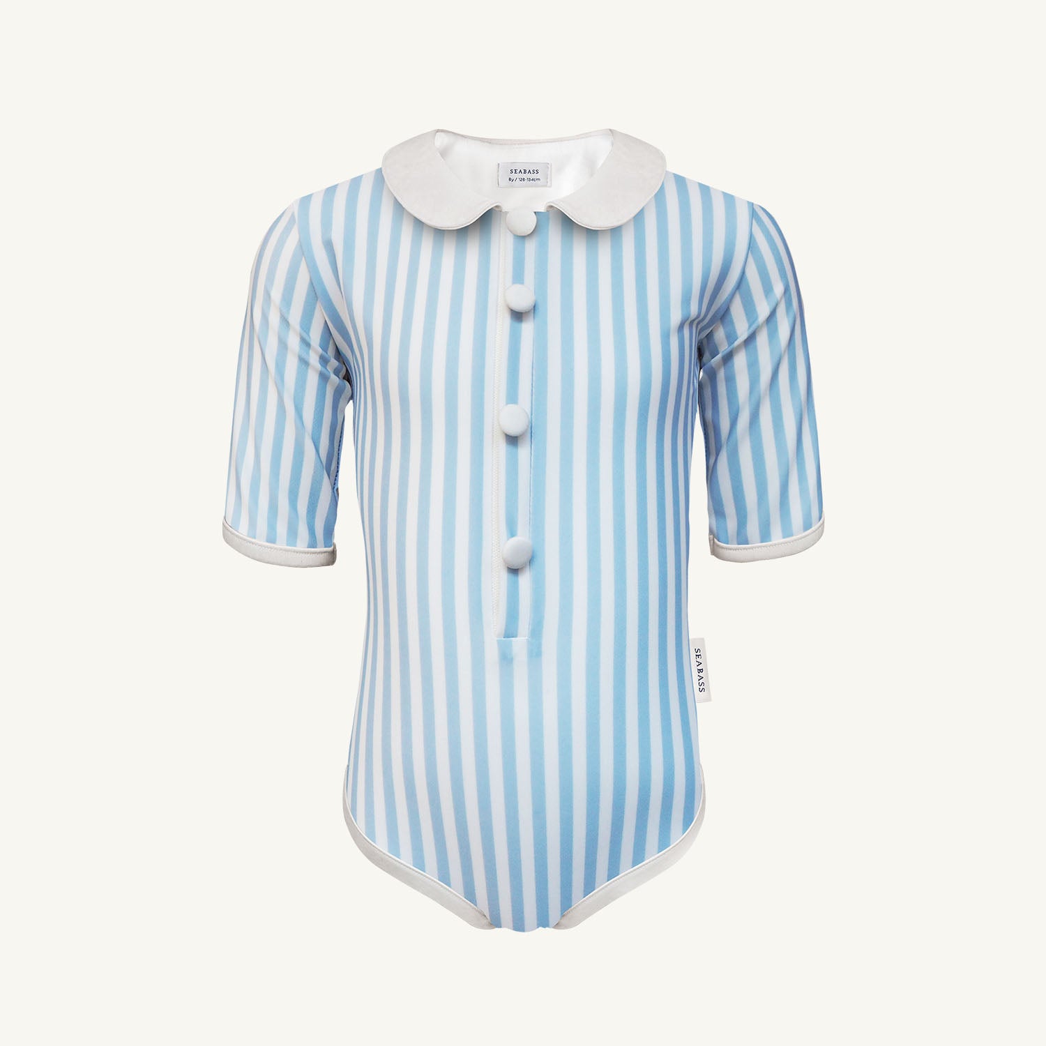 Mädchen UV Badeanzug Coco Forte dei Marmi - Blaue Streifen